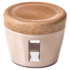 omADA 生活密封儲物罐, 米白色, 12*10CM, 0.5L, 義大利製, 1個, 米白色 500ml, 12 x 10cm