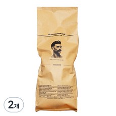BLUE MUSTACHE 坦尚尼亞 AA NORTH, 1kg, 2個, 原豆(未研磨)