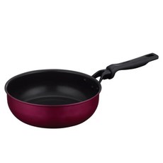 THERMOS 膳魔師 厚鑄耐摩不沾炒鍋 KFM-028D R 紅色, 28cm, 1個