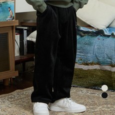 YALE KIDS 青少年兒童燈芯絨直筒寬鬆長褲 YJCCPTE43379