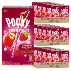 glico 格力高 Pocky 百奇 草莓桃子風味, 38g, 30個