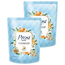 Prosi 普洛斯 室內晾曬香水濃縮洗衣凝露補充包 橙花, 1.8L, 2包