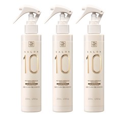 미쟝센 살롱10 노워시 극손상 앰플 트리트먼트 극손상 모발용, 200ml, 3개