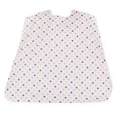 클린유니폼 방수 성인용 턱받이 벨크로형, 화려한도트, 1개