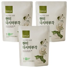 ORGA WHOLE FOODS 糙米炸海帶脆片, 40g, 3個