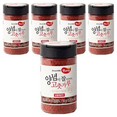 햇님마을 국산 양념이 잘 어우러지는 고춧가루 보통매운맛, 50g, 5개