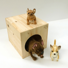 L'atelier de bois 걍집 原木狗狗硬殼屋, 單一顏色