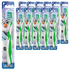오랄비 스테이지스 4단계 겨울왕국 아동용 칫솔, 겨울왕국(랜덤발송), 1개입, 12개