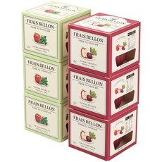 FRAIS BELLON 孩童蔬果泥 2入, 蘋果甜菜根口味+蘋果蔬菜口味, 6盒