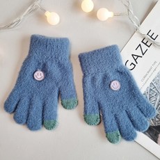 宇宙兒童微笑按鈕觸摸手套