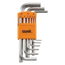 swell 雙邊抽短六角扳手9支組 076-24MS 1.5-10, 1組