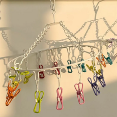 沐慕家居 承重強360度旋轉彩虹曬衣夾 20夾, 多色, 1個