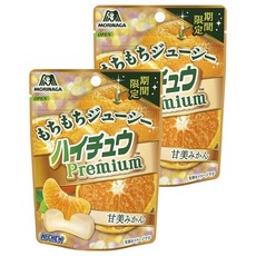 MORINAGA 森永 HI-CHEW 嗨啾 柑橘軟糖, 35g, 2袋
