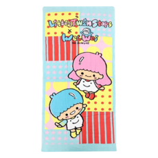 Sanrio 三麗鷗 浴巾 TS-FA-10601-B 152 x 76cm, 雙星仙子 x 喂喂 藍色, 1條