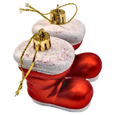 彩繪立體襪, 紅色, 1組