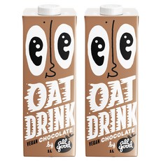 올굿 오트 드링크 초콜릿, 1L, 2개