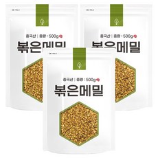 자연초 볶은메밀, 500g, 1개입, 3개
