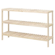 OLIVING 原木花盆多用途收納架鞋櫃 1000, 原木色, 3層, 1個