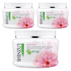 SHINZU'I 峇里島SAKURA去角質霜, 200g, 3入