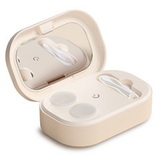 오아 UV 듀얼 초음파 살균 렌즈세척기, 아이보리, 1개