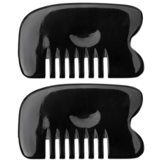 水牛角梳刮痧, 2個, 單一顏色