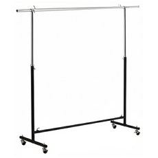 球輪單桿衣架, 銀色 + 黑色