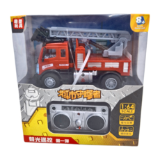 鼎豐玩具 迷你遙控車, 1:64比例，燈光效果，遙控聲音, 款式隨機, 1個