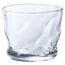ADERIA GLASS 手捻仿陶清酒杯 100ml, 透明, 6個