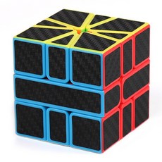 魔域文化 魅龍 sq-1 碳纖維魔術方塊，結構穩固，轉動流暢，輕巧易攜帶, 1個