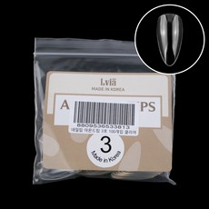 엘비아 아몬드 네일팁 3호 100p, 클리어, 1개 뷰티/네일 반품 최저가 5,590원