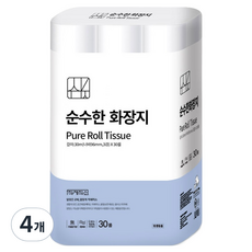 適材適所 純粹3層衛生紙, 30m, 30捲, 4個