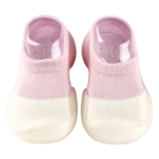 兒童款 寬頭防滑透氣膠底學步鞋 低筒-馬卡龍粉, 20~21(12.5cm)