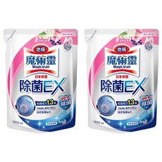 Kao 花王 Magiclean 魔術靈 台灣公司貨 地板除菌EX 補充包 清新花香, 1.8L, 2包