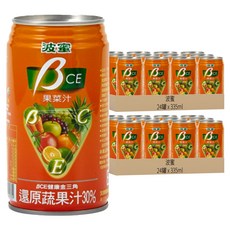波蜜 果菜汁 多種蔬果精華 補充每日所需營養, 335ml, 48罐