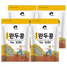 엉클탁 완두콩, 1kg, 4개