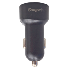 Songwin 尚之宇 45W超迷你車用快充 6.1 x 3.1 x 2.3cm 17g, AD-PD600, 黑色