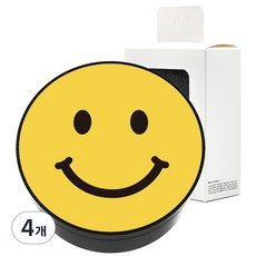 BELLEAMANT 基本款微笑車用芳香劑, 4個, 基本花朵款