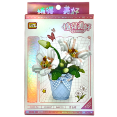 LoZ 百合花, 多色, 1盒