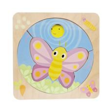 tender leaf 蛻變蝴蝶拼圖 TL8413 3歲以上, 1組, 5片