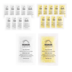 ARNON 海洋礦物浴鹽 10入+檸檬 10入, 80克, 1套