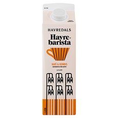 HAVREDALS 咖啡師燕麥奶 適合搭配咖啡豆 無糖分添加 不含乳糖, 1L, 1瓶