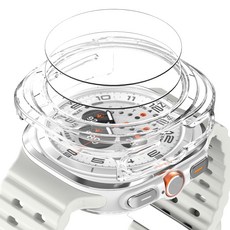 NUART Galaxy Watch Ultra 相容保護殼 + 螢幕保護貼 47mm 2入, 透明, 1套