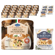 Fontana 烤蘑菇奶油湯180g 10入+麵包塊 10g 3入, 2組