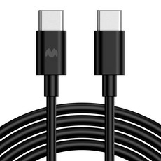 구스페리 c타입 to c타입 60W 고속 충전 케이블, 0.25m, 블랙, 1개