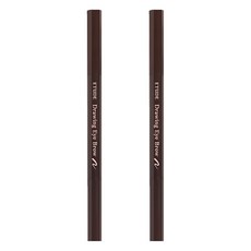 ETUDE 素描高手造型眉筆 0.25g, 03 棕色 Brown, 2支