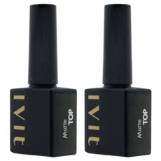 Eyebit Better Tone Gel Nail Matte Top Gel, 單色, 10ml, 2個