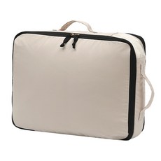 제이밀 이불 의류 압축 파우치 베이지 + 블랙, 2개, 1개입