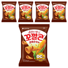 꼬깔콘 롯데제과 군옥수수맛, 67g, 5개