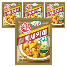 OTTOGI 不倒翁 百歲咖哩粉 原味, 1kg, 4包