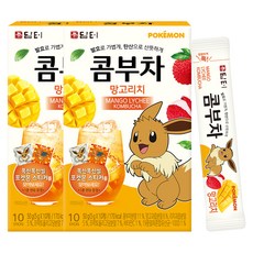 담터 포켓몬 콤부차 망고리치, 5g, 10개입, 2개